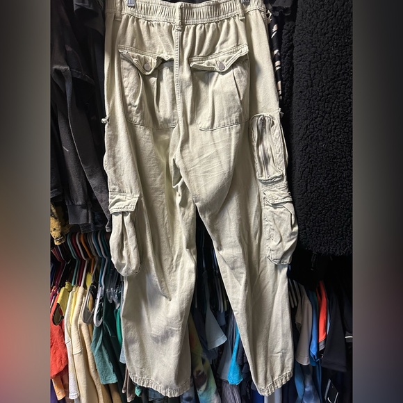 Nordstrom High Waist Wide Leg Cargo Pants - Picture 5 of 9